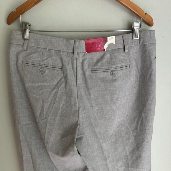 212 collection size 12P short Natural Fit gray trouser dress pants, NWT - Picture 6 of 7